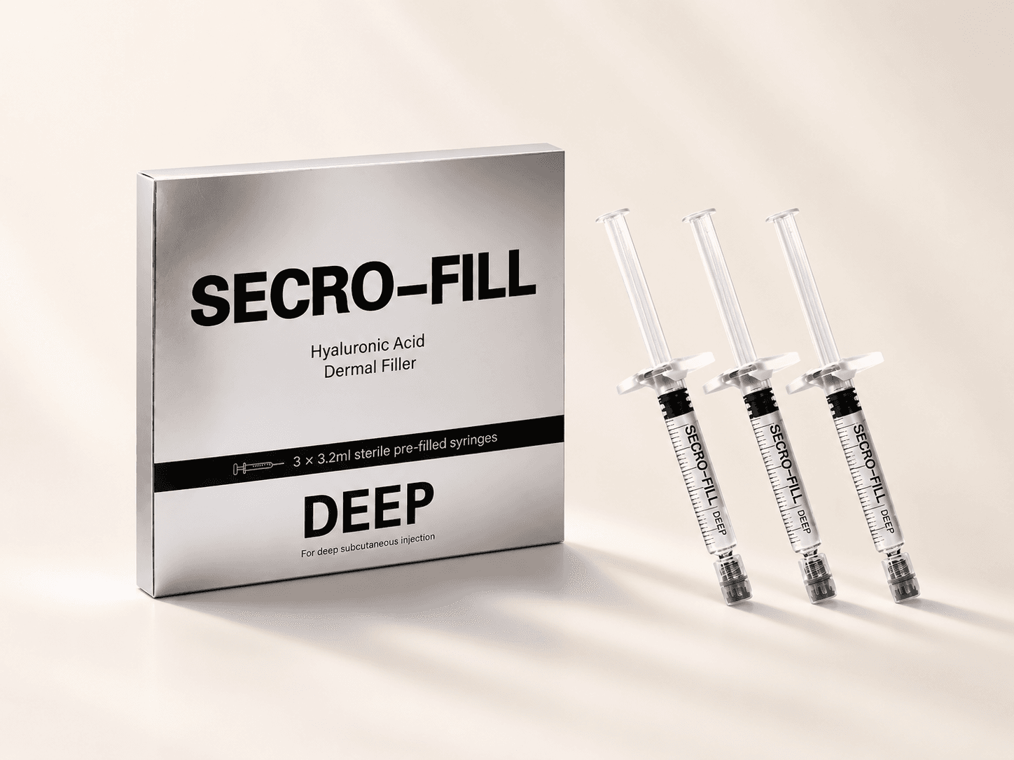 SECRO-FILL DEEP three 3.2ml syringe clinical set — replaceable product image