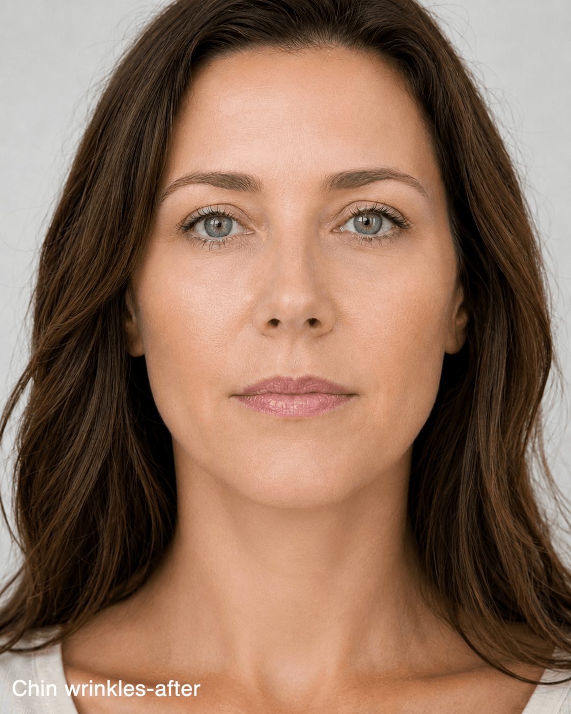 Chin wrinkles — After