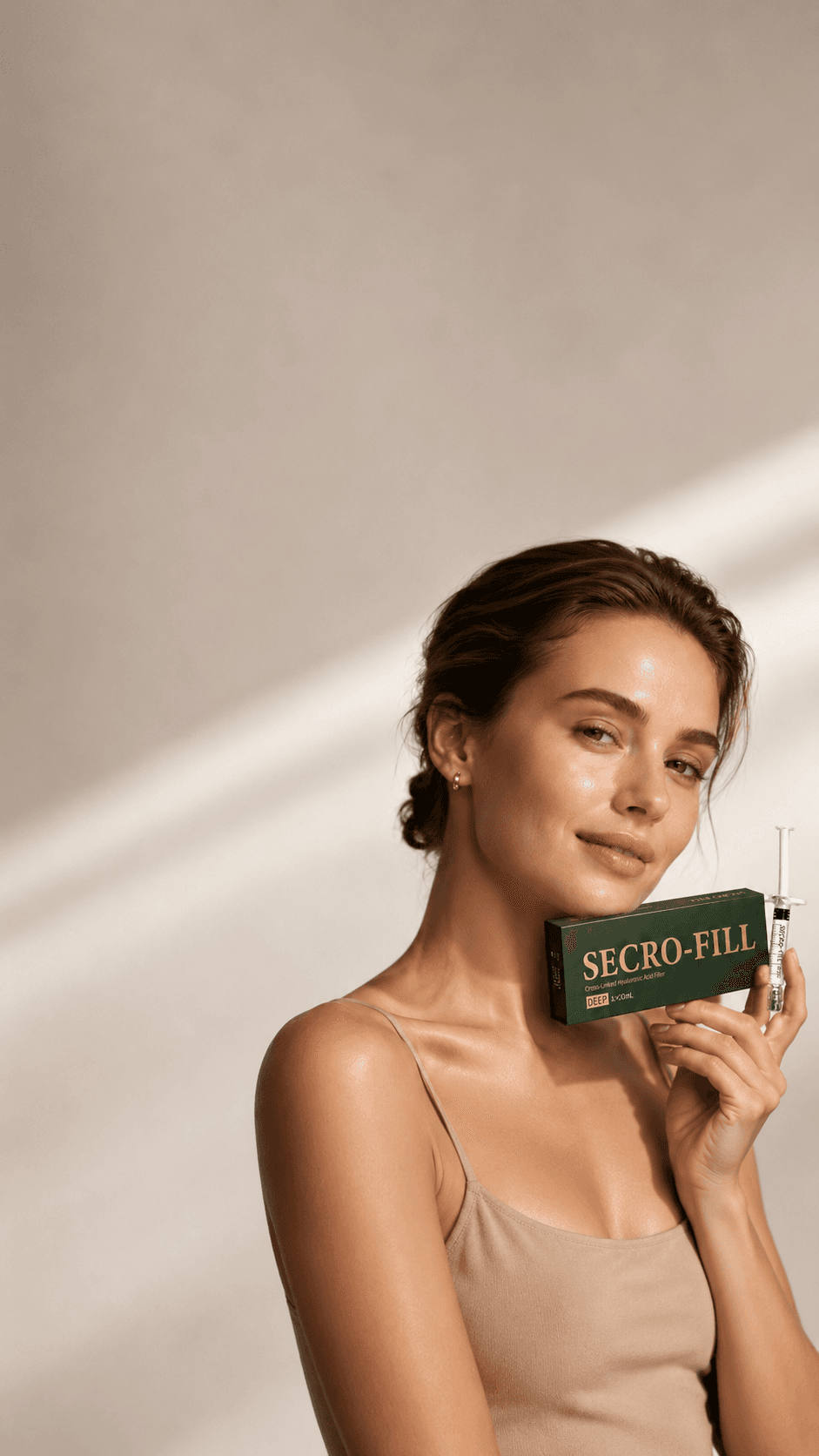 SECRO-FILL DEEP 10ml box with a pre-filled syringe